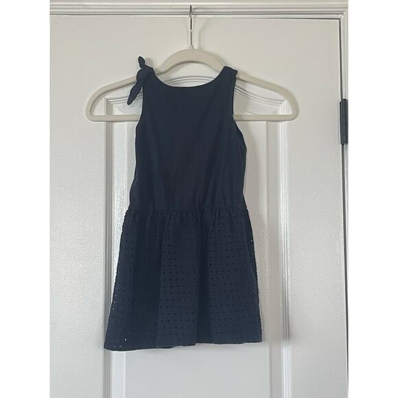 Navy Blue Girls Summer Dress Size 5 - Picture 5 of 8